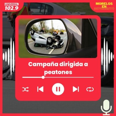 Campaña dirigida a peatones